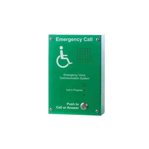 Green Handsfree EVC outstation, Green, Surface mounting